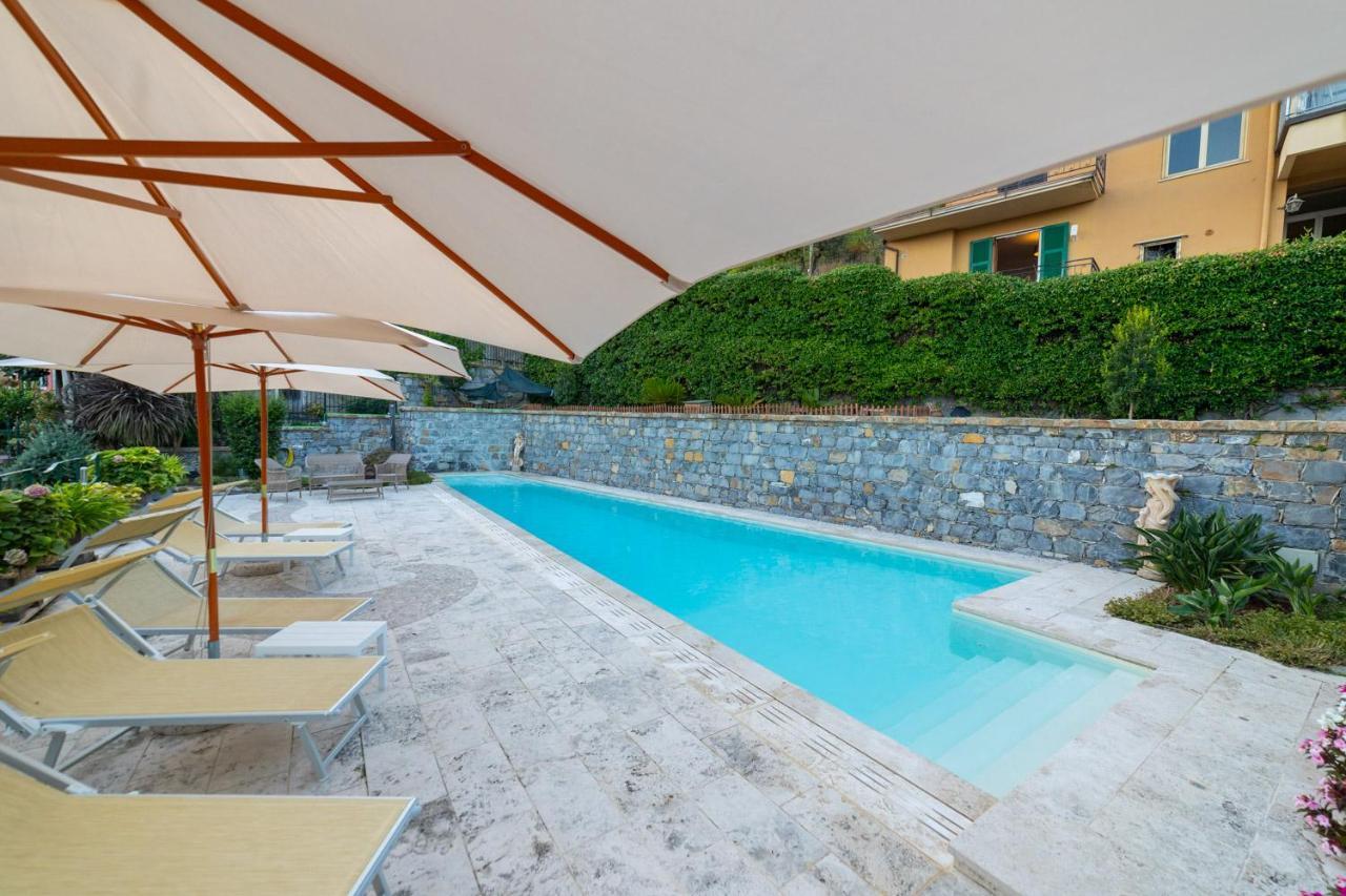 B&B Villa Bianca Leivi Bagian luar foto