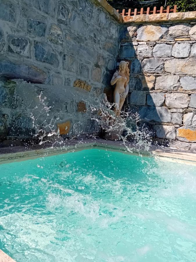 B&B Villa Bianca Leivi Bagian luar foto
